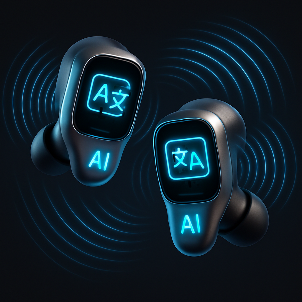 Smart AI Earbuds with Real-Time Translation and Advanced Features