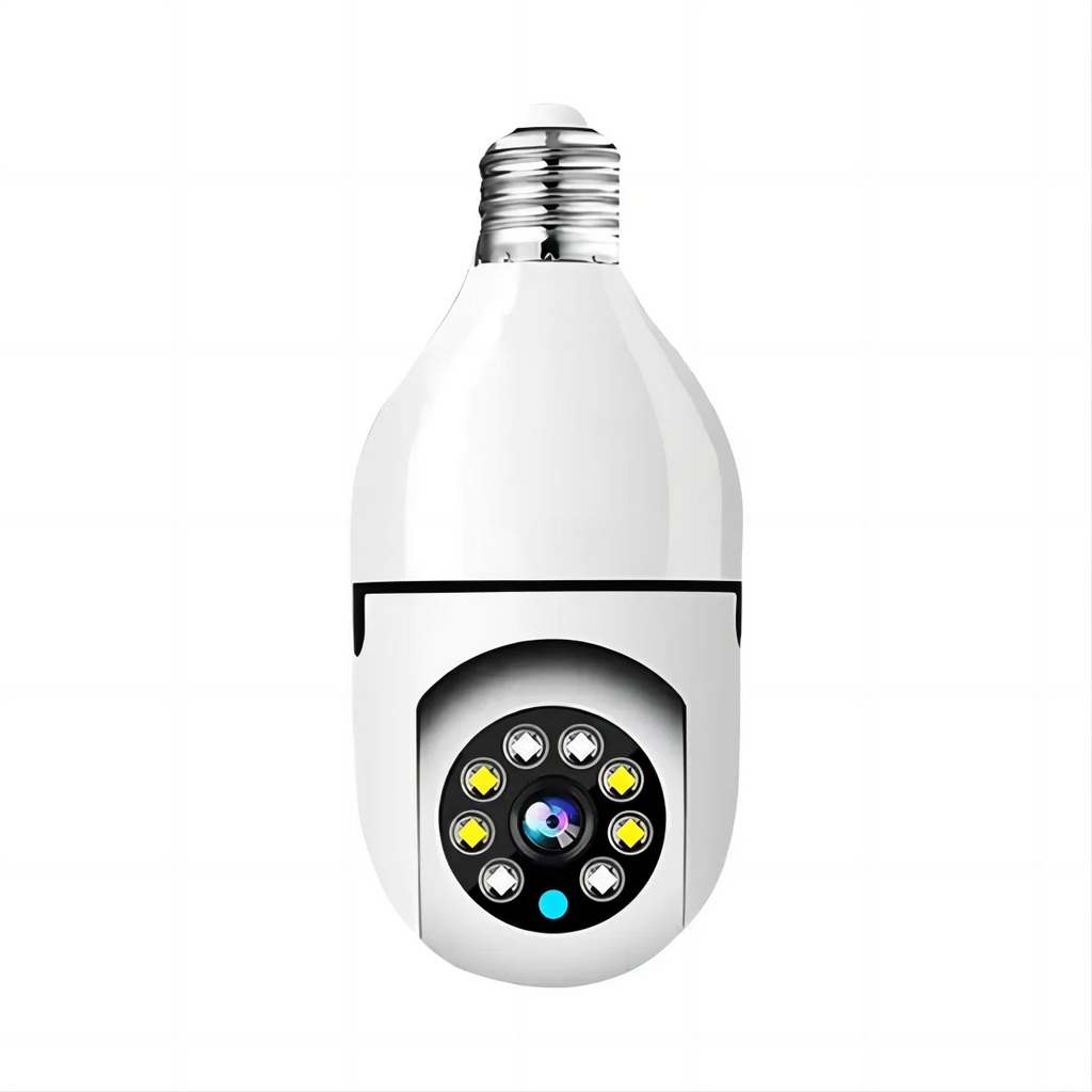 Full Color Night Vision 5G Bulb E27 Surveillance Camera Automatic Human Tracking Zoom Indoor Security Monitor Wifi Camera