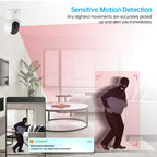 KERUI Mini Indoor Wireless 5MP Tuya Smart WiFi IP Camera Home Security CCTV Surveillance Camera With Auto Tracking Onvif