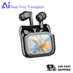 Touch Screen Translator Earbuds Wireless Bluetooth Headphones 144 Languages Translation have Noise Cancelling Business Headset (Copy)