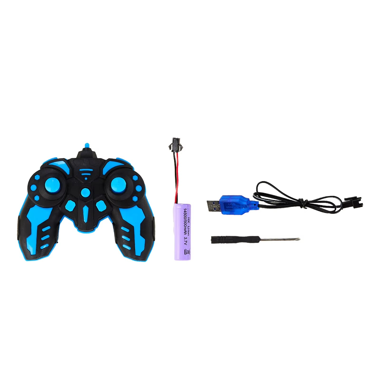 Voltsify Blue 2.4G RC Stunt Car Toy All Terrain Beach Pavement Toys for Boys Girls Gift