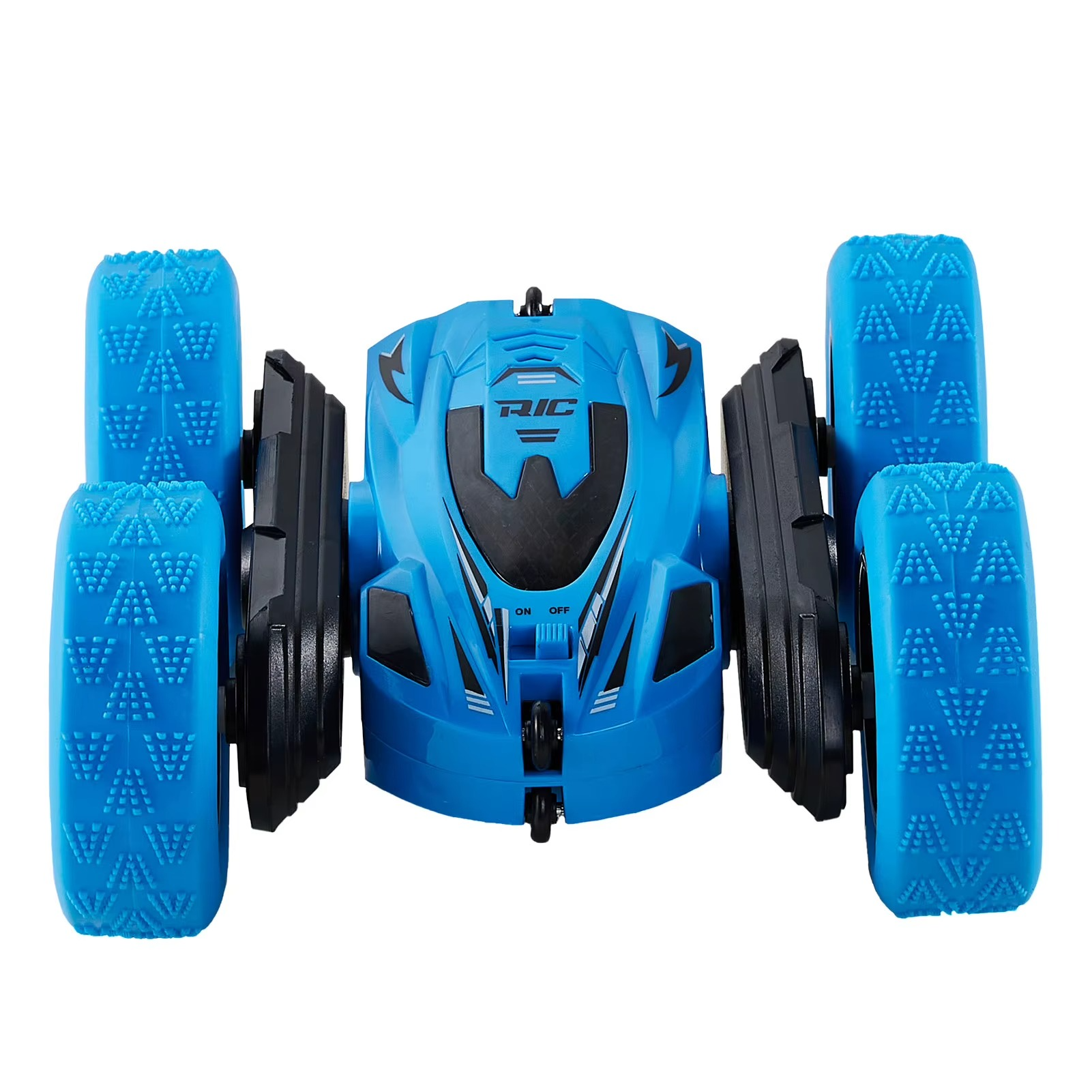 Voltsify Blue 2.4G RC Stunt Car Toy All Terrain Beach Pavement Toys for Boys Girls Gift