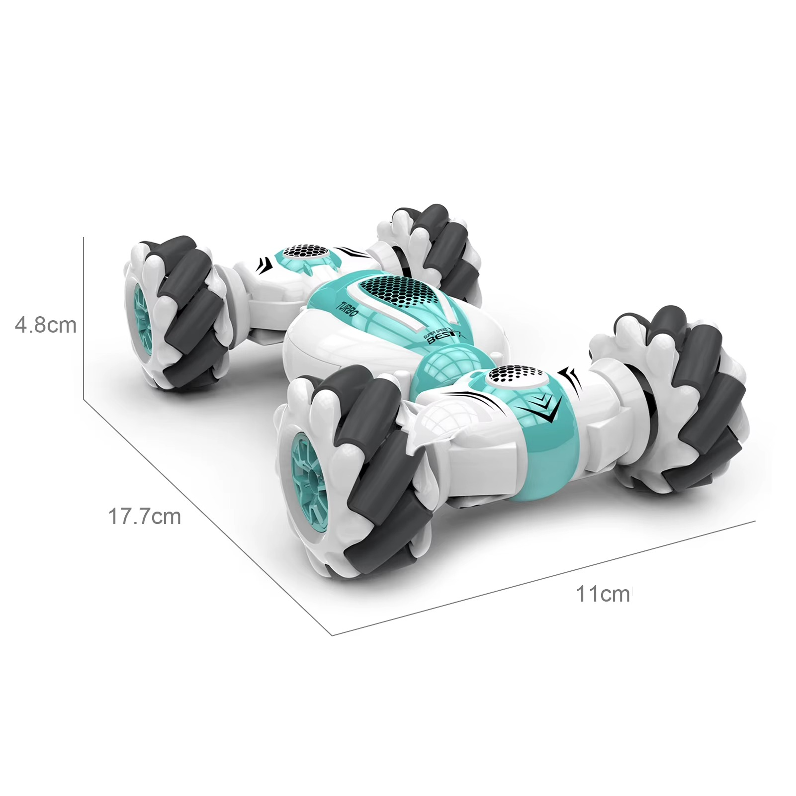 RC Stunt Car S-012 Remote Control Watch Gesture Sensor Deformable Electric Toy Cars All Terrain Speed 2.4GHz 4WD 360°Rotation