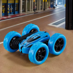 Voltsify Blue 2.4G RC Stunt Car Toy All Terrain Beach Pavement Toys for Boys Girls Gift