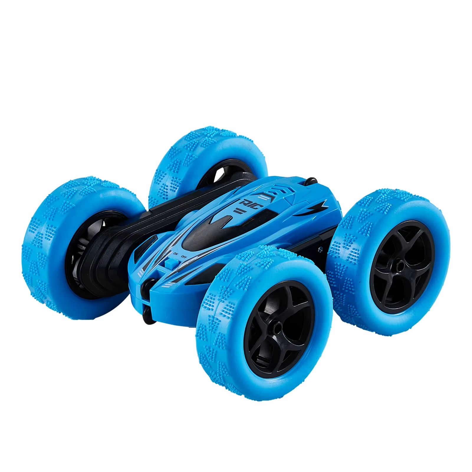 Voltsify Blue 2.4G RC Stunt Car Toy All Terrain Beach Pavement Toys for Boys Girls Gift